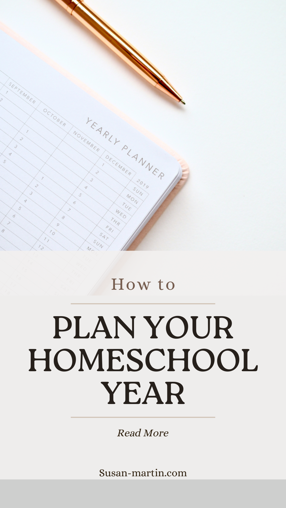 How to Plan Your Homeschool Year